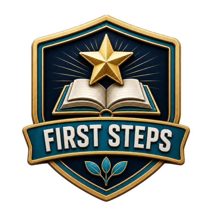 First Steps achievement badge