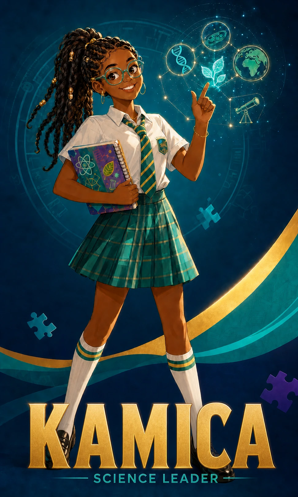 Kamica, the CaribbeanExam Science Leader